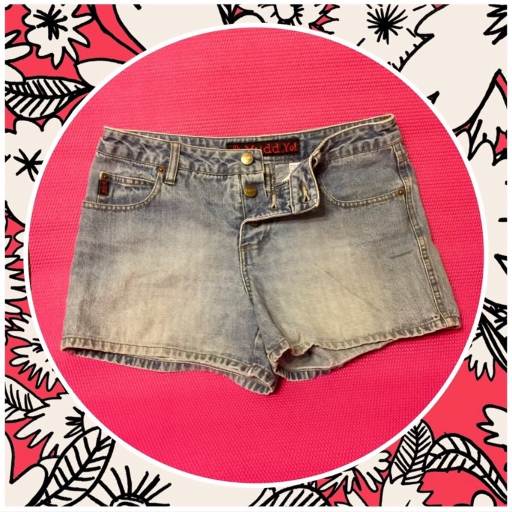 Blue jean shorts